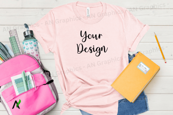 Back to School Bell Canvas Mockup - 0100: A Professional Tool for Design Showcase