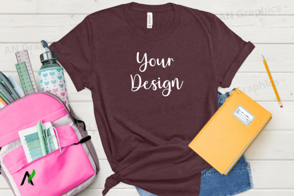 Back to School Bell Canvas Mockup - 048