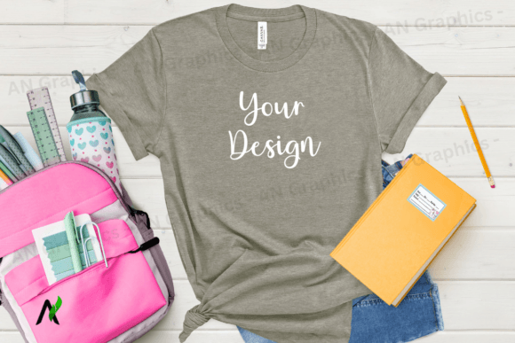 Back to School Bell Canvas Mockup - 071: A Versatile Tool for Designers