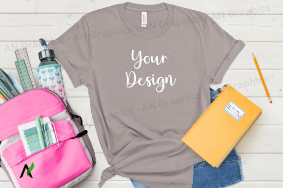 Back to School Bell Canvas Mockup - 094