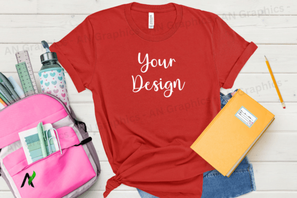 Back to School Bell Canvas Mockup - 096: A Versatile Tool for Designers