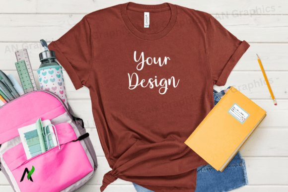 Back to School Bell Canvas Mockup - 097