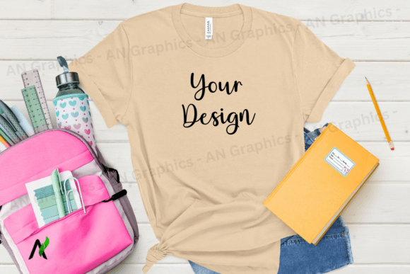 Back to School Bell Canvas Mockup - 099: A Powerful Tool for Designers