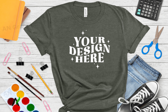 Back to School Bella Canvas Mockup 0175