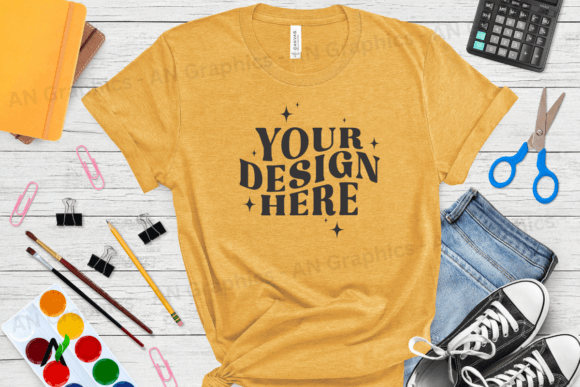 Back to School Bella Canvas Mockup 0177: A Versatile Design Tool