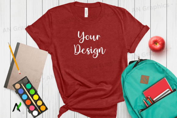 Back to School Bella Canvas Mockup - 030