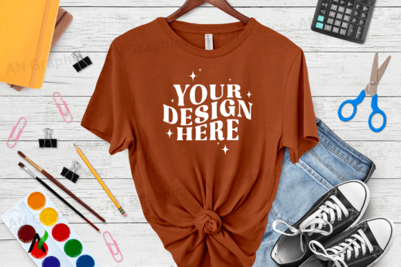 Back to School Bella Canvas Mockup 058