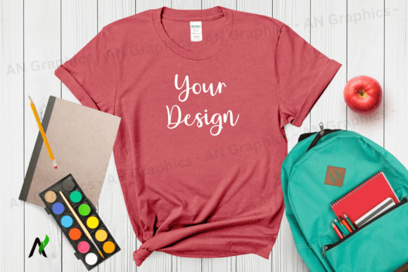 Back to School Gildan 5000 Mockup - 028