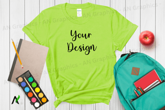 Back to School Gildan 5000 Mockup - 047