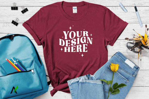 Back to School Gildan 64000 Mockup - 001