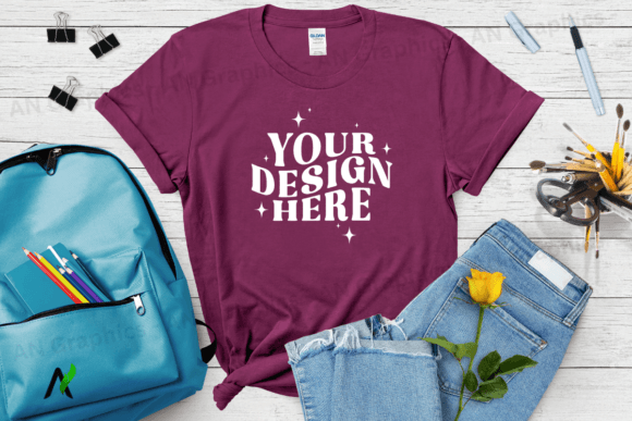 Back to School Gildan 64000 Mockup - 005: A Versatile Tool for Designers