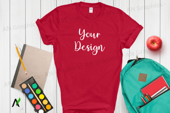 Back to School Gildan 64000 Mockup - 072: Elevating Your T-Shirt Design Game