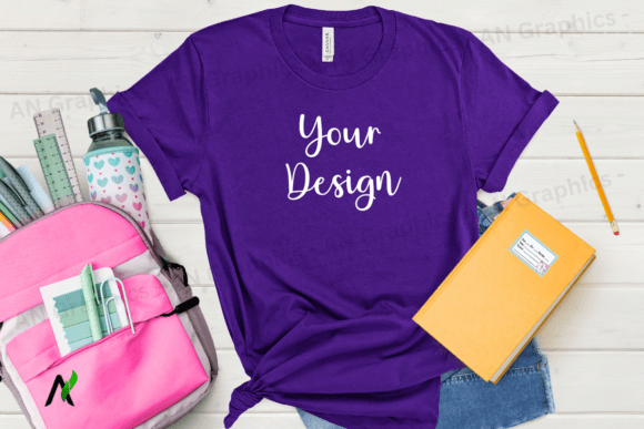 Strategic Use of Back to School Bell Canvas Mockup - 0109 for Creative and Business Success