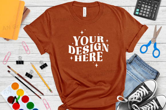 The Back to School Bella Canvas Mockup 0128: Elevating Your T-Shirt Design Workflow